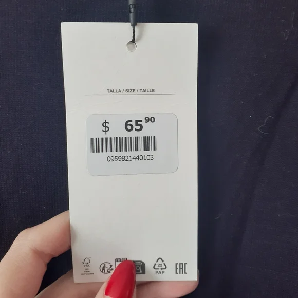 Nwt Zara Silk/Cotton Blend Tie Waist Sweater - Picture 3 of 15